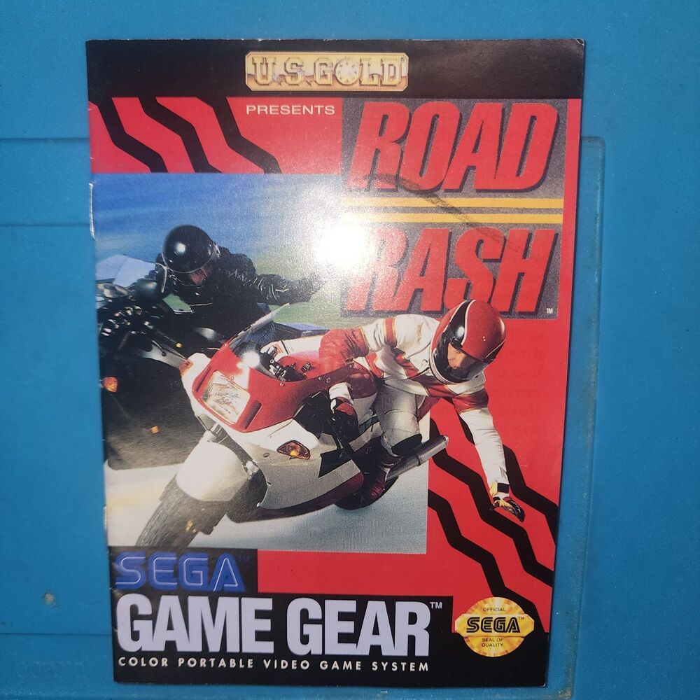 Road Rash for Sega Game Gear - Manual ONLY!